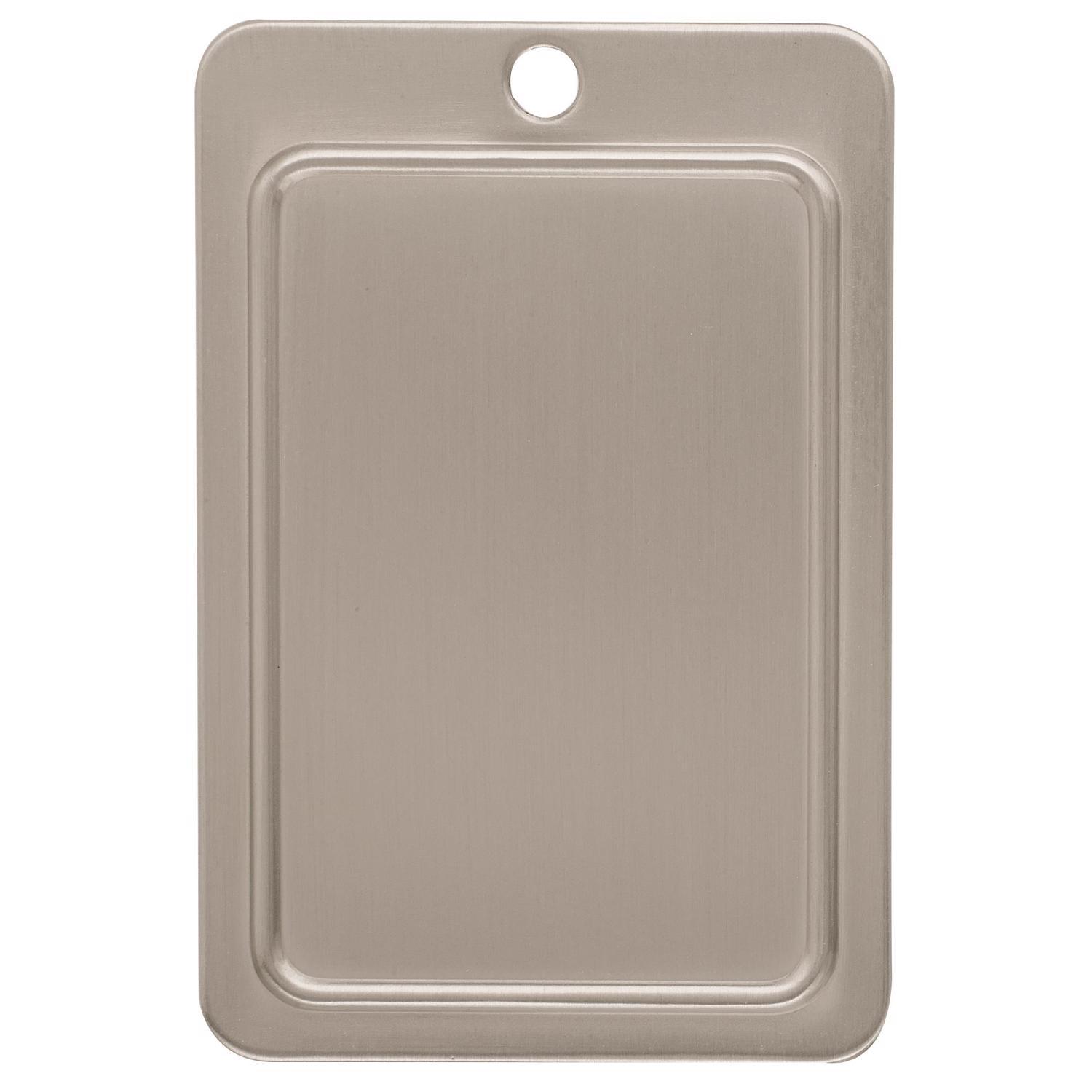 Amerock Inspirations Round Cabinet Knob 1-5/16 in. D 1 in. Satin Nickel 1 pk