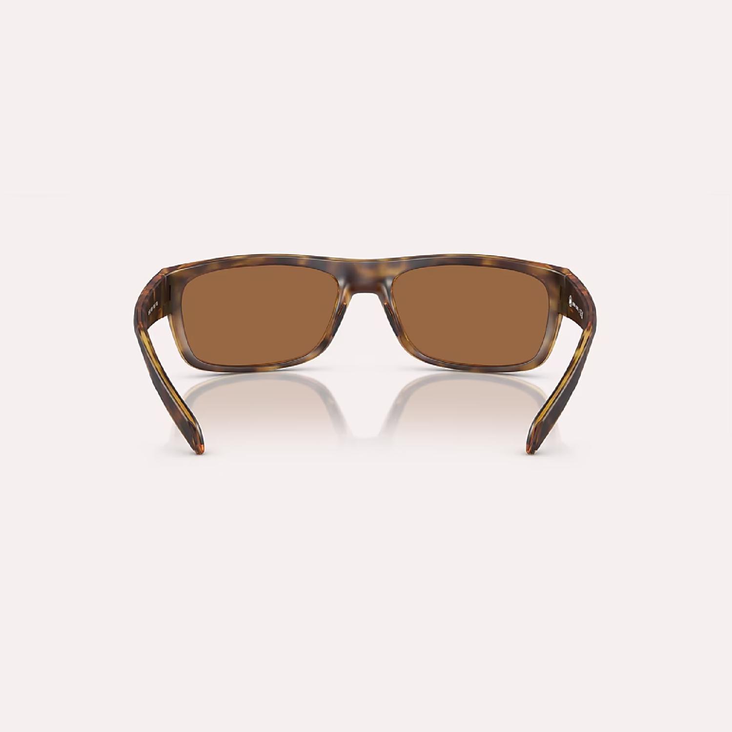 Native Ashdown Sunglasses Unisex Matte Tortoise Frame Bronze Lens Polarized Blue Light Blocking