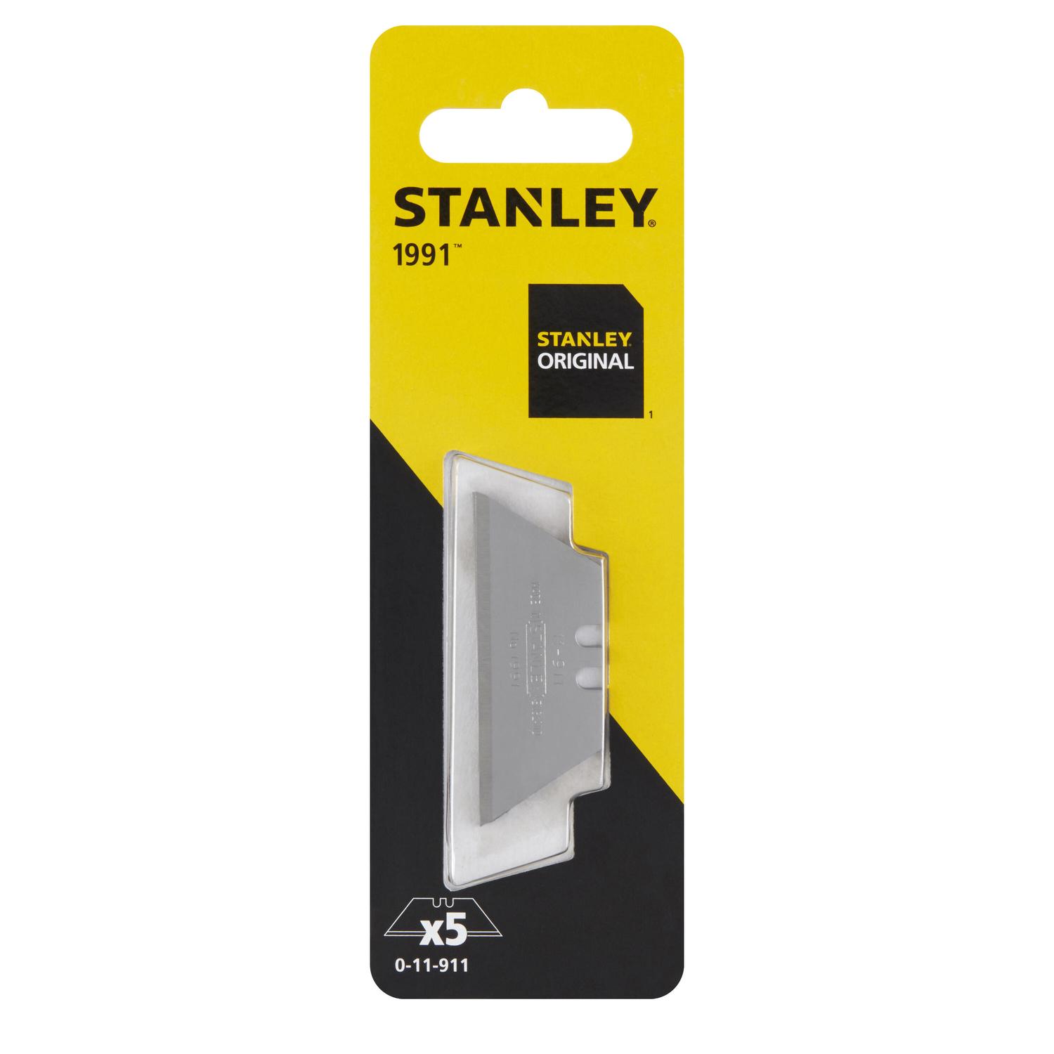 Stanley Steel Regular Duty Utility Replacement Blade 2-7/16 in. L 5 pc