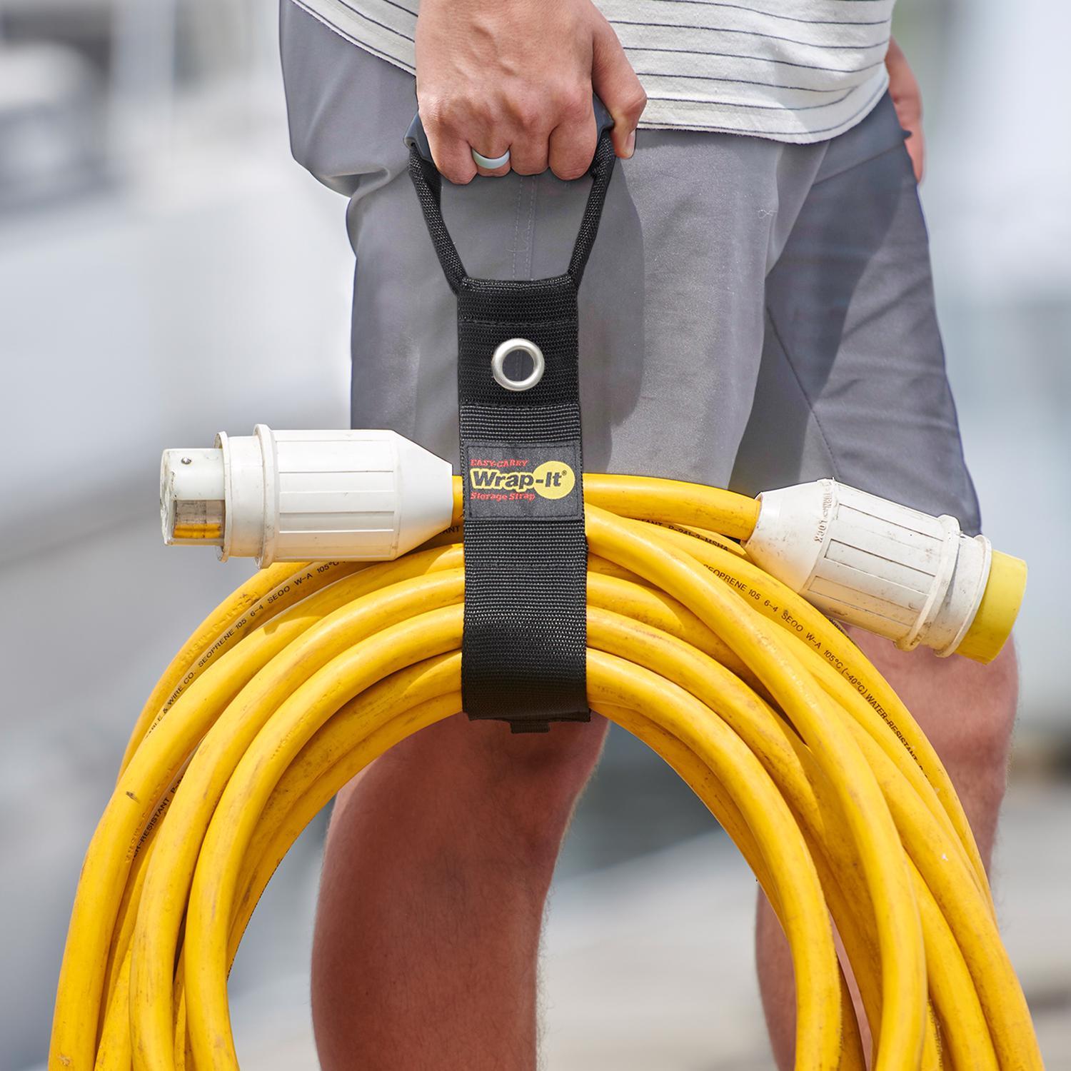 WrapIt Easy Carry 2.5 in. W X 22 in. L Black Storage Straps 50 lb 1 pk