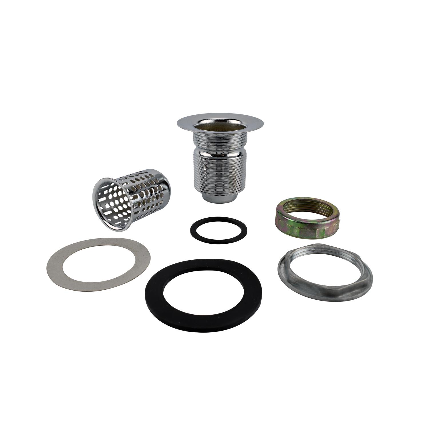 Ace 2-1/2 in. D Stainless Steel Brass Bar Sink Strainer Basket