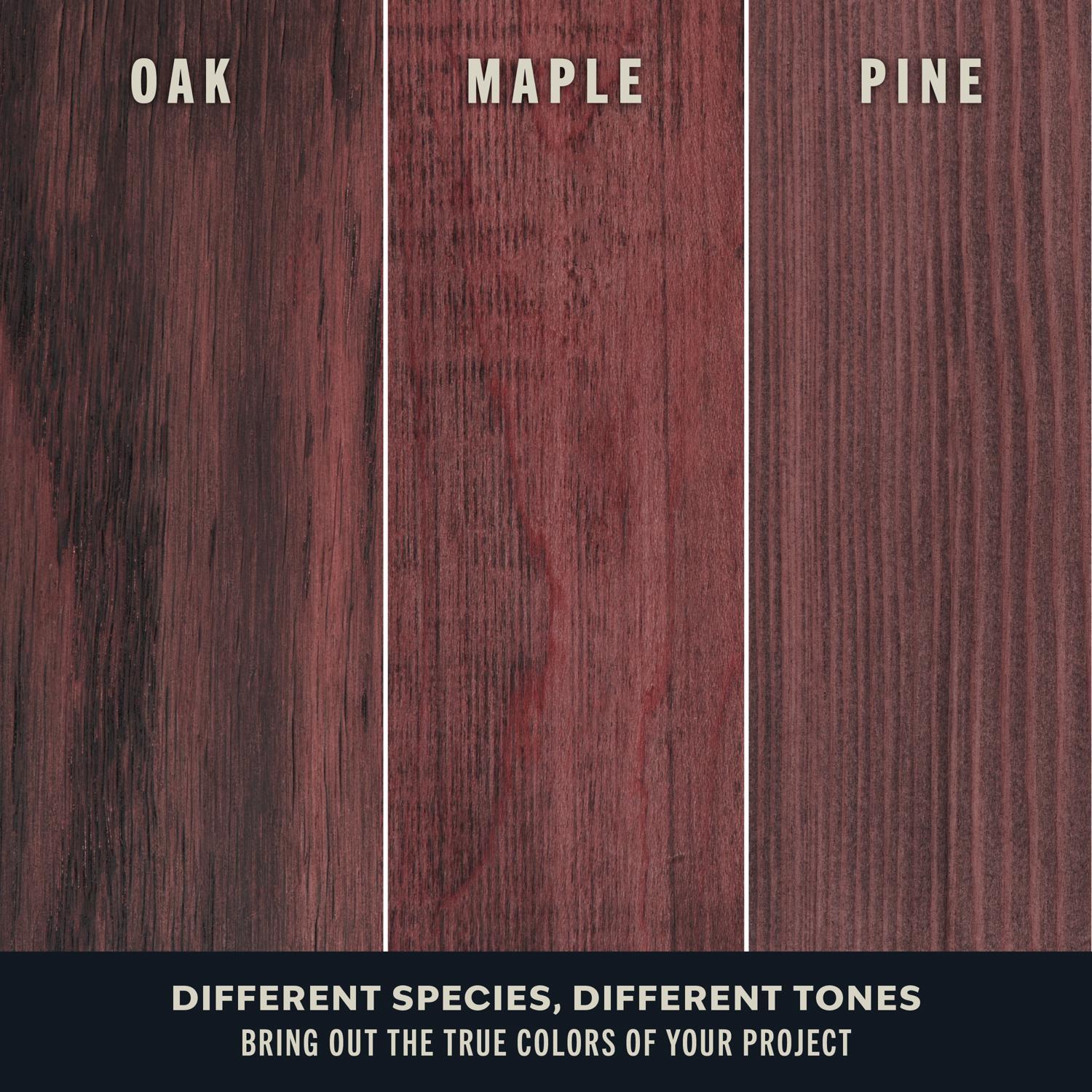 Varathane Semi-Transparent Black Cherry Oil-Based Urethane Modified Alkyd Fast Dry Wood Stain 1 qt