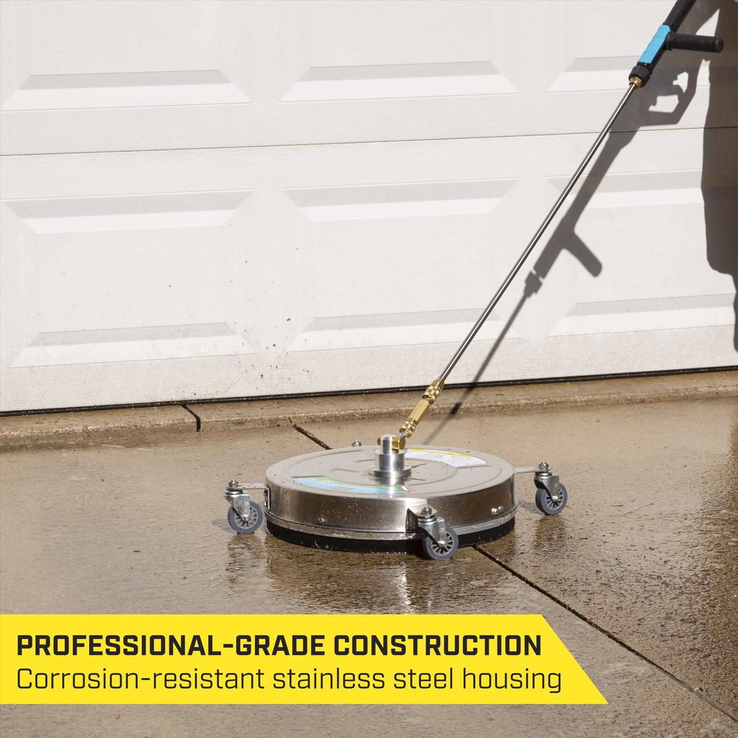 SurfaceMaxx 18-in Stainless Steel Pressure Washer Surface Cleaner 4500 psi