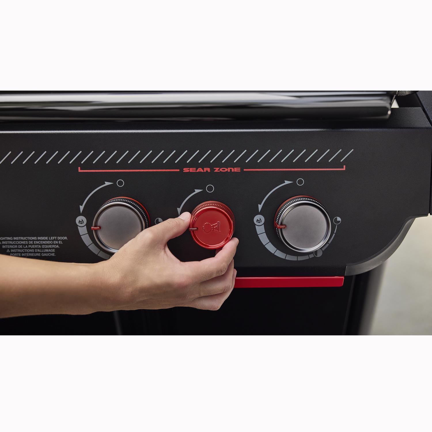 Weber Genesis E-430 Stealth 4 Burner Natural Gas Grill Black