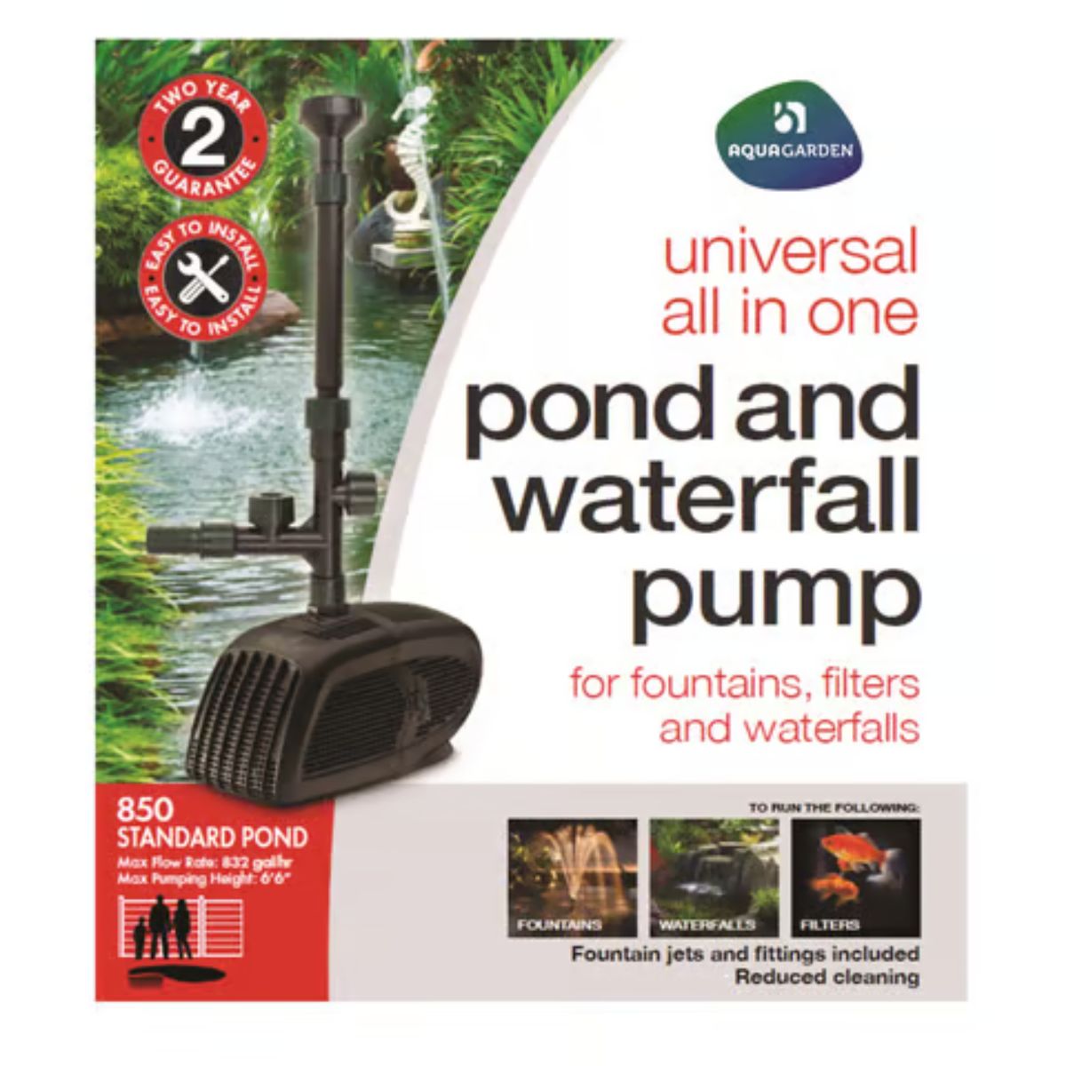 Blagdon Aquagarden 832 gph 120 V Pond Pump Kit