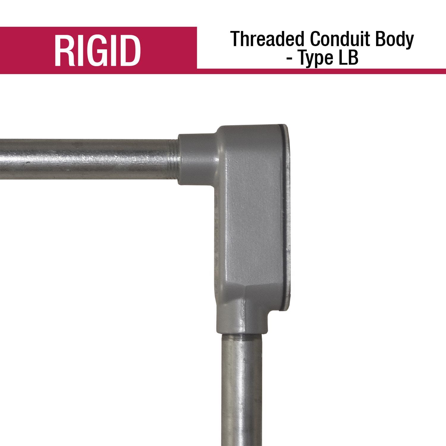 Sigma Engineered Solutions ProConnex 1 in. D Die-Cast Aluminum Conduit Body For Rigid 1 pk