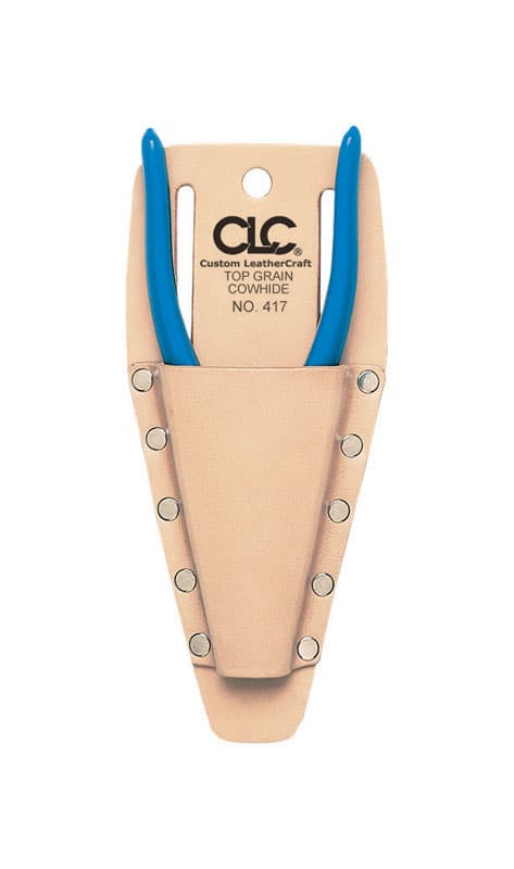 CLC 1 pocket Leather Plier and Tool Holder 3.8 in. L X 8.3 in. H Tan