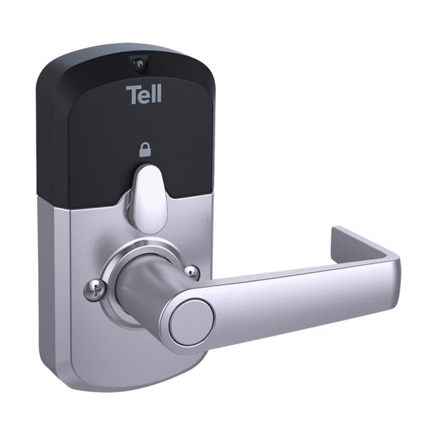 Tell Satin Chrome Steel Electronic Keypad Entry Lock