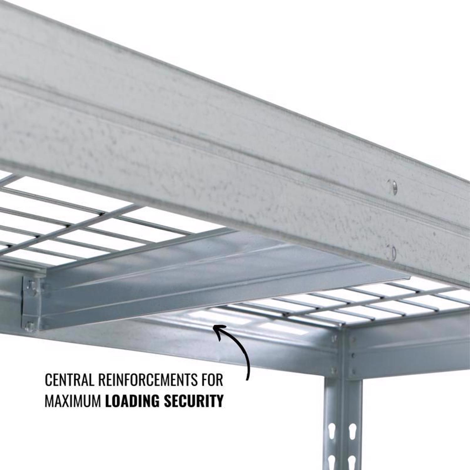 Ar Shelving Wire Heavy Duty 71 in. H X 60 in. W X 20 in. D Metal Shelving Unit