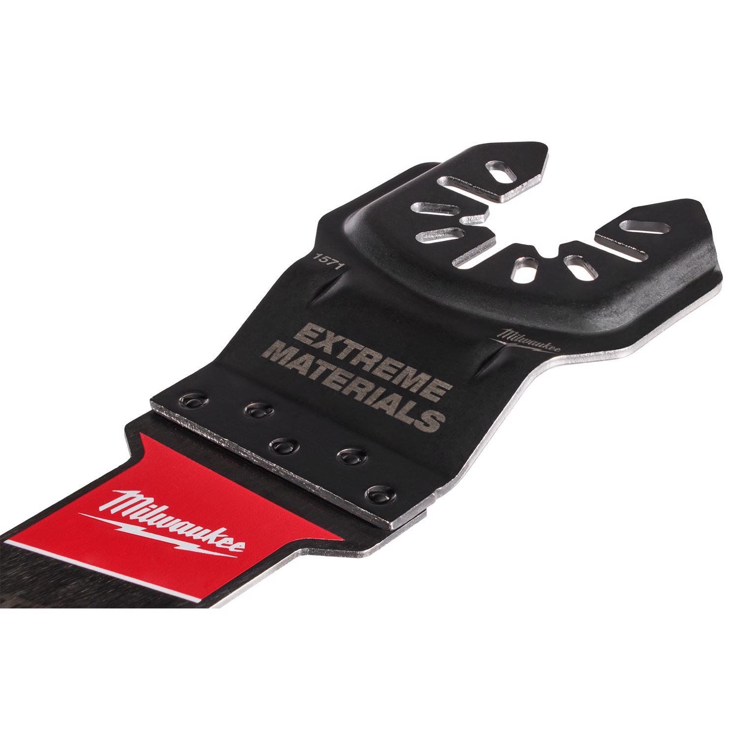 Milwaukee Nitrus Carbide 1-3/8 in. W Carbide Open-Lok Oscillating Saw Blade Multi-Material 3 Pack