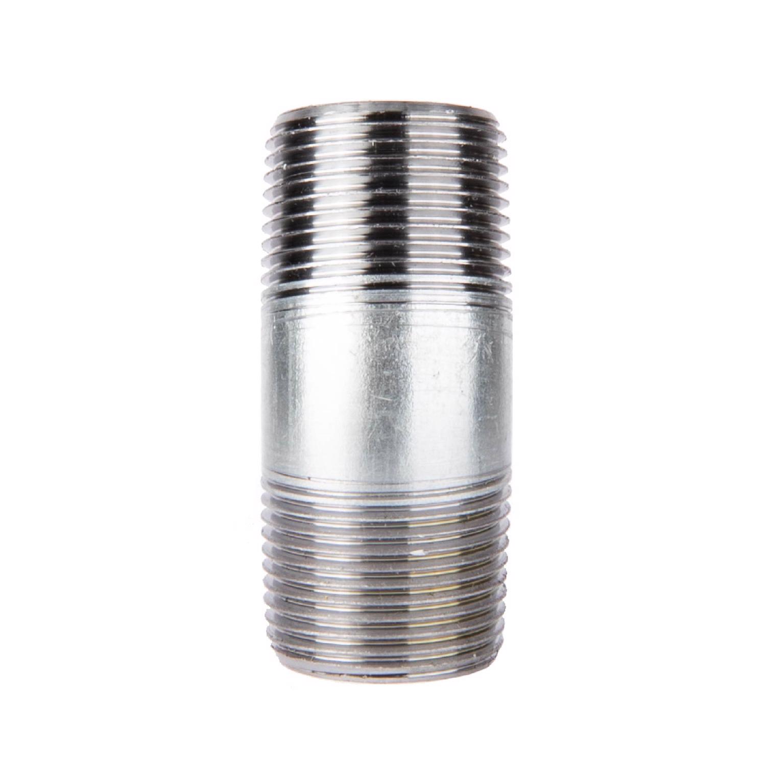 STZ Industries 2 in. MIP each X 2 in. D MIP Galvanized Steel 3 in. L Nipple