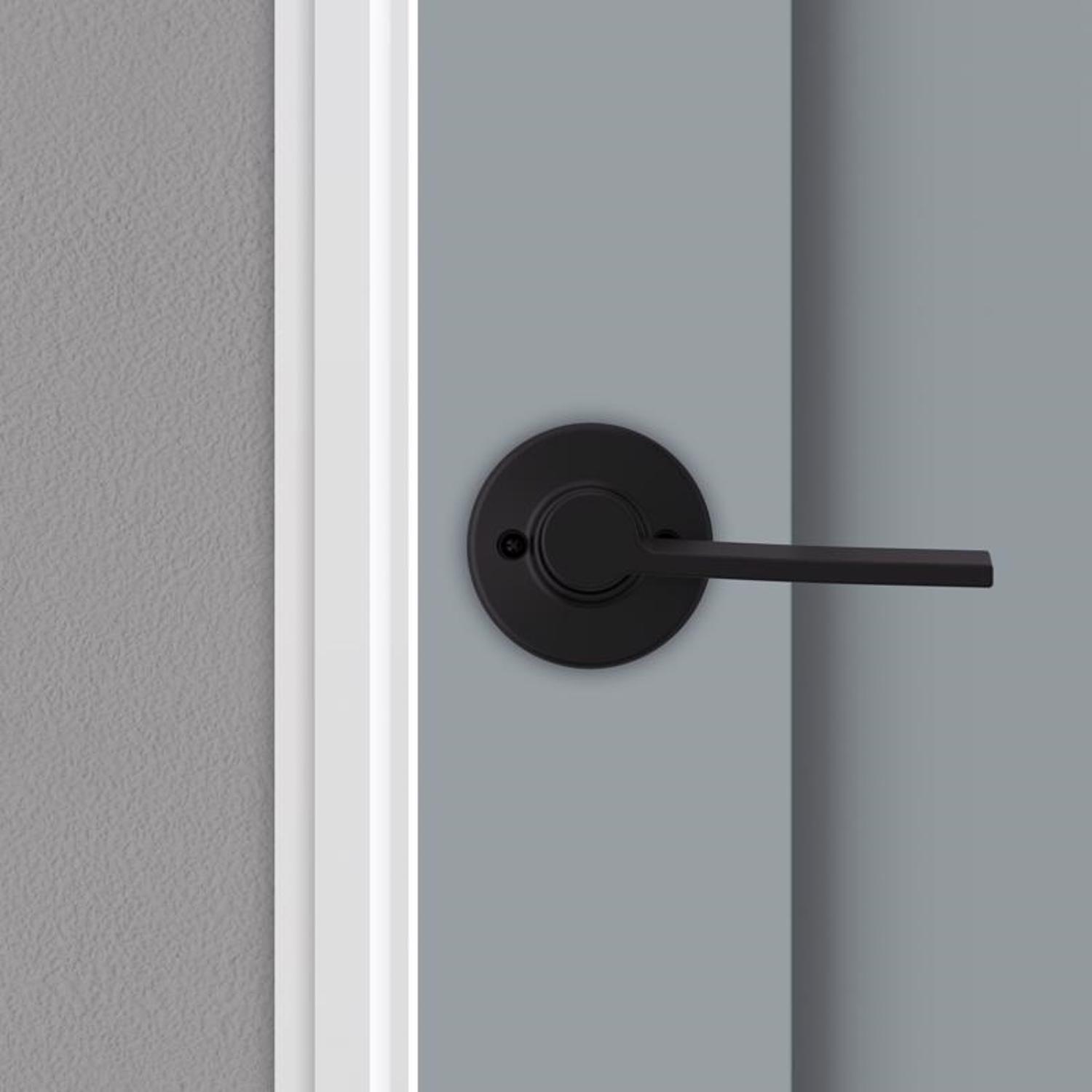 Kwikset Ladera Iron Black Half-Dummy Lever Left Handed