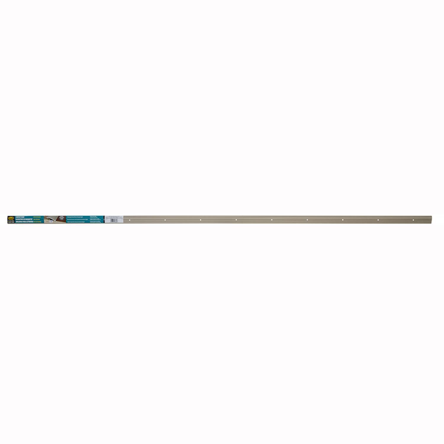 M-D Building Products 0.3 in. H X 1.375 in. W X 72 in. L Pewter Pewter Aluminum Carpet Trim