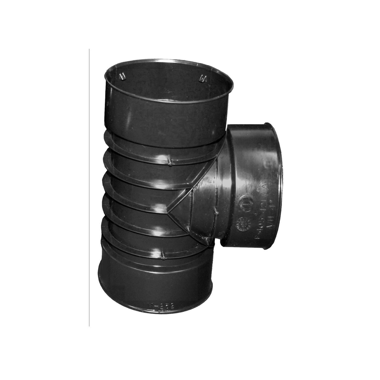 Advanced Drainage Systems 4 in. Snap X 4 in. D Snap Polyethylene Tee 1 pk
