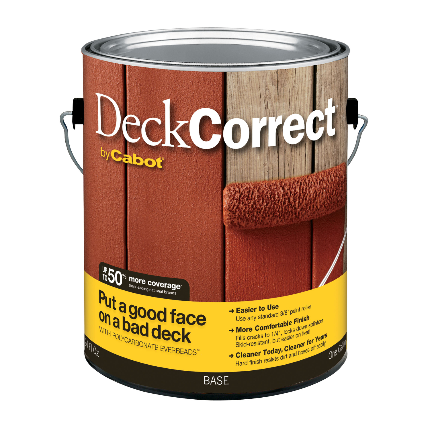 Cabot DeckCorrect Solid Tintable Tint Base WaterBased Acrylic Deck