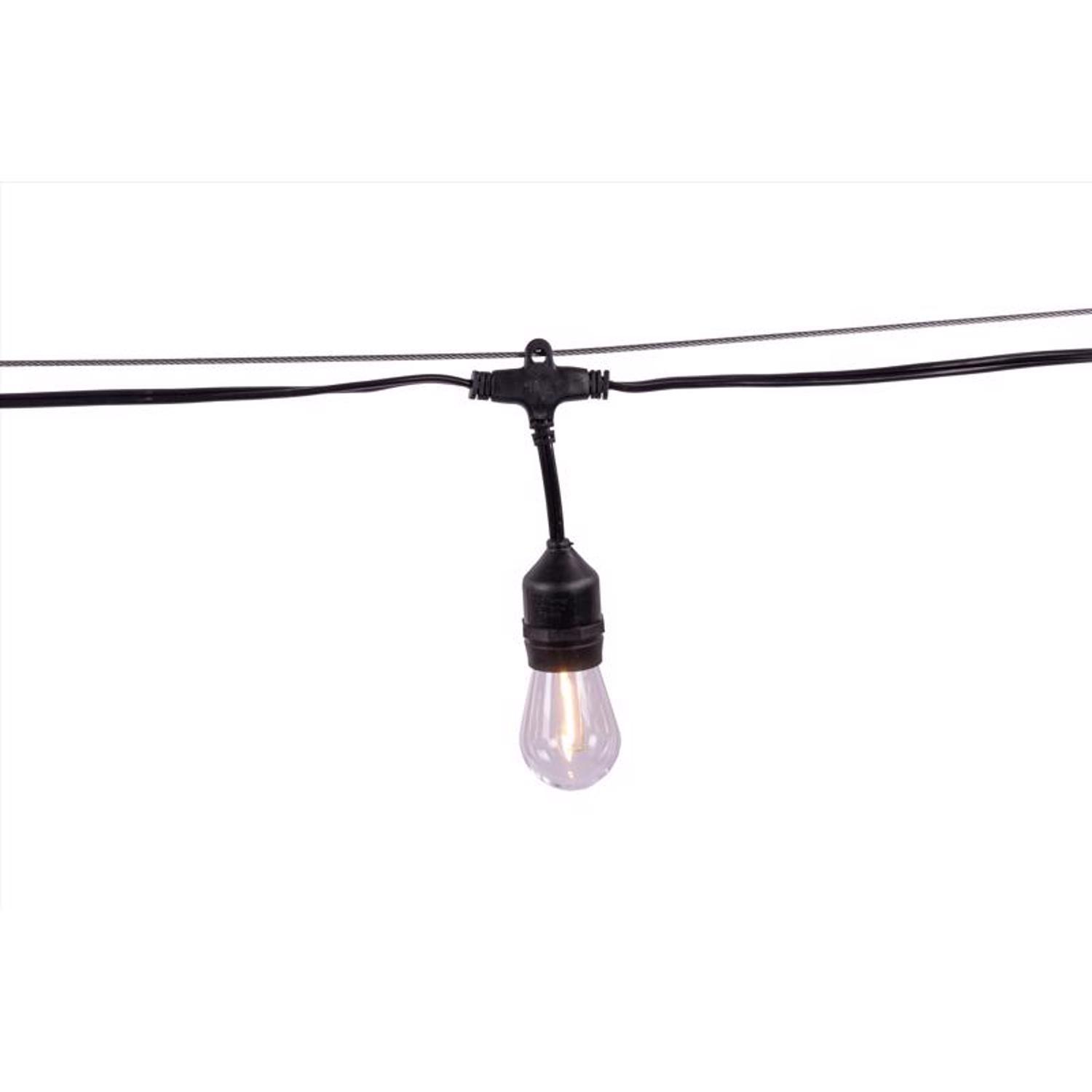 Belle Luci LED Patio Light Set Warm White 18 ft. 10 lights