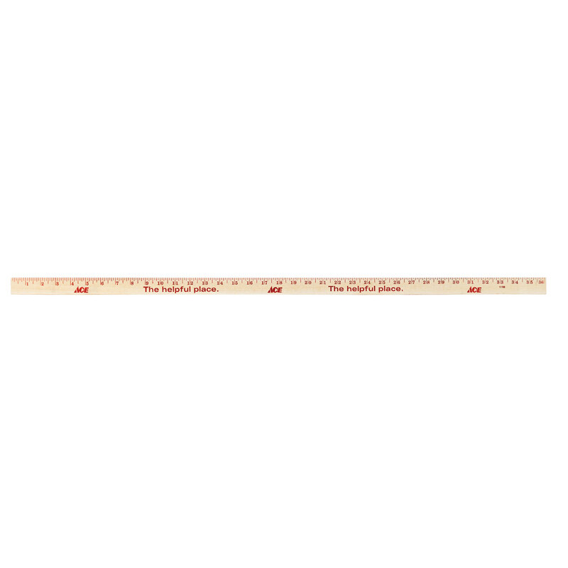 Ace Yardstick 36 in. L x 1-1/8 in. W