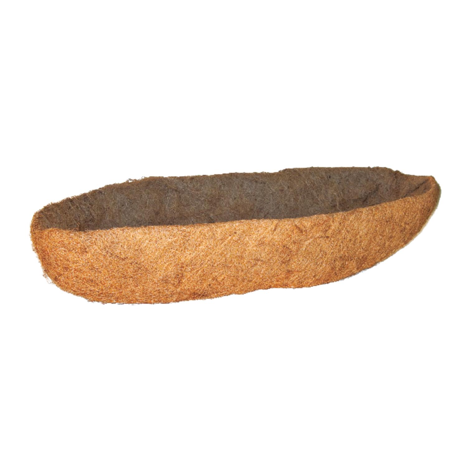 Living Accents 30 in. D Coco Fiber Basket Liner Brown