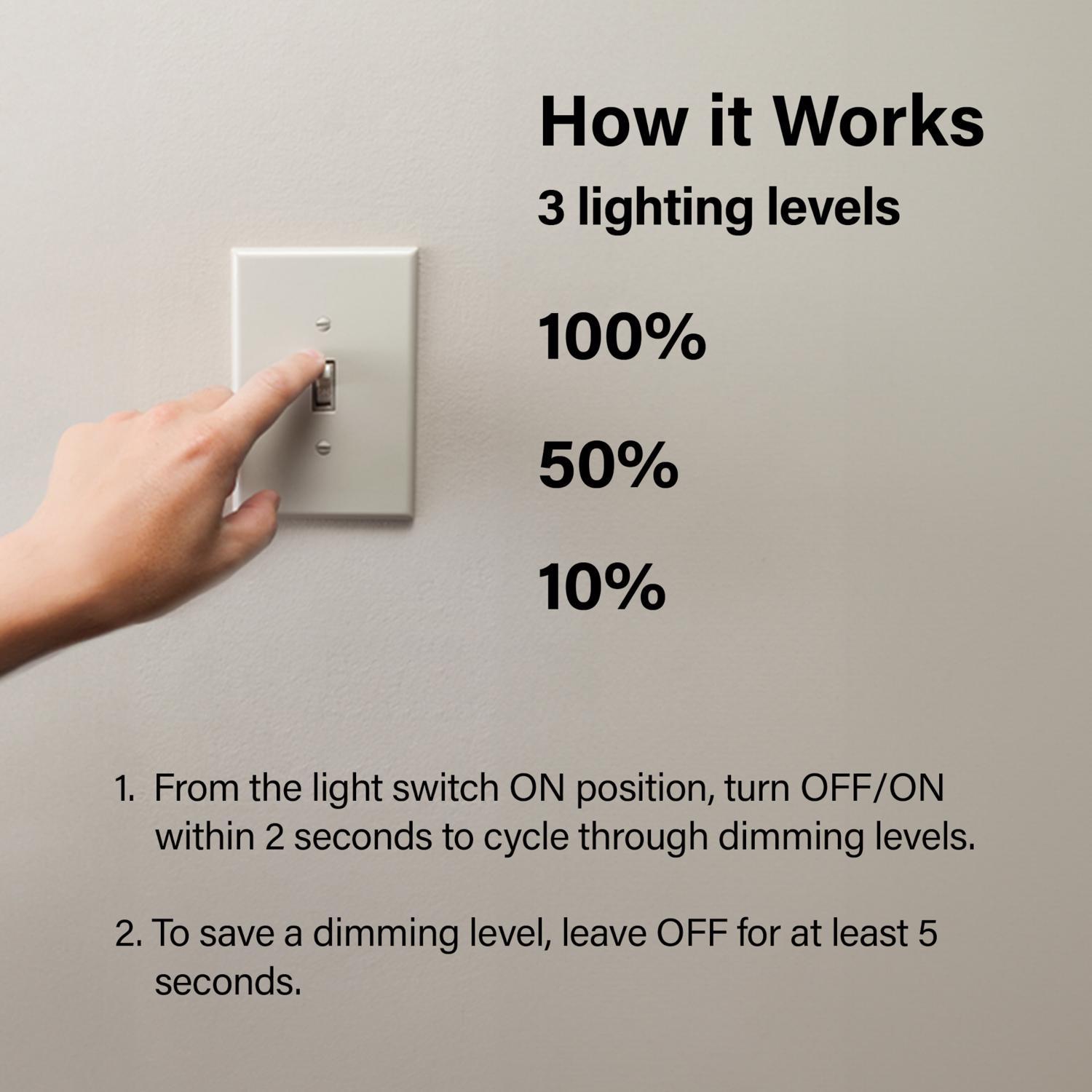 Feit A19 E26 (Medium) LED Bulb Soft White 60 Watt Equivalence 1 pk