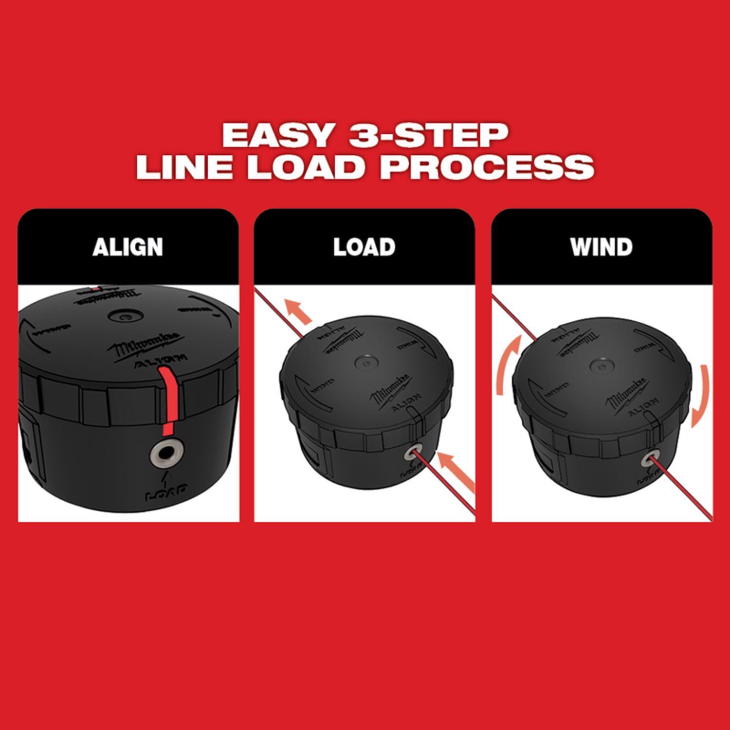Milwaukee Professional Grade .080 in. D X 25 ft. L Trimmer Head