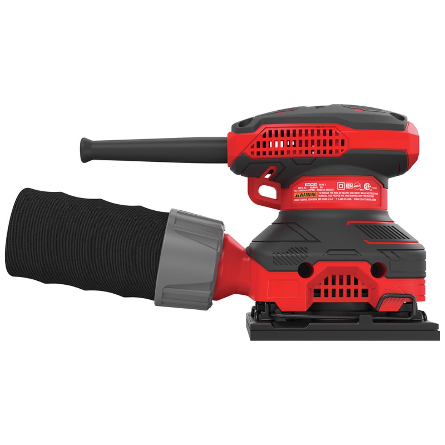 CRAFTSMAN Corded 2 amps 1/4 Sheet Finishing Sander