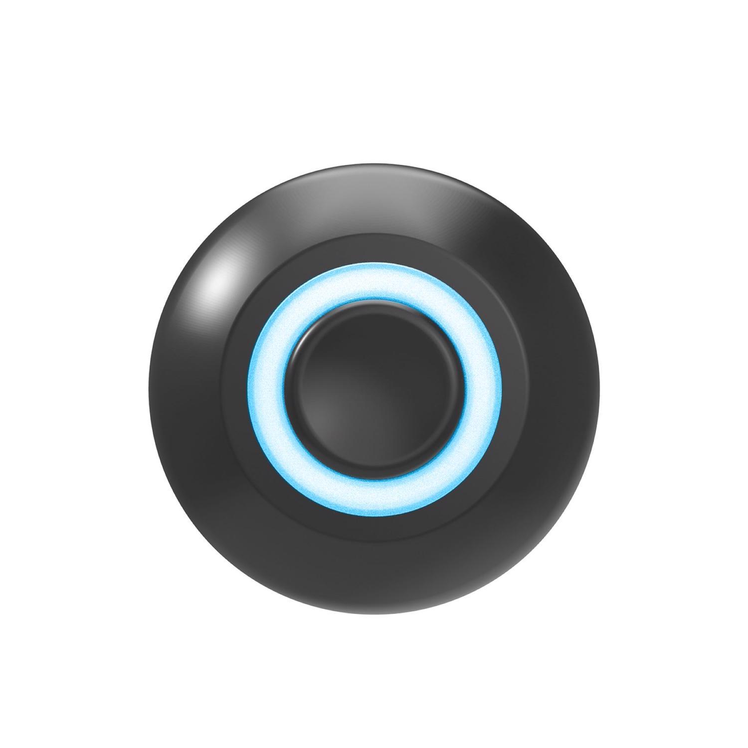 Heath Zenith Black/White Metal Wired Pushbutton Doorbell