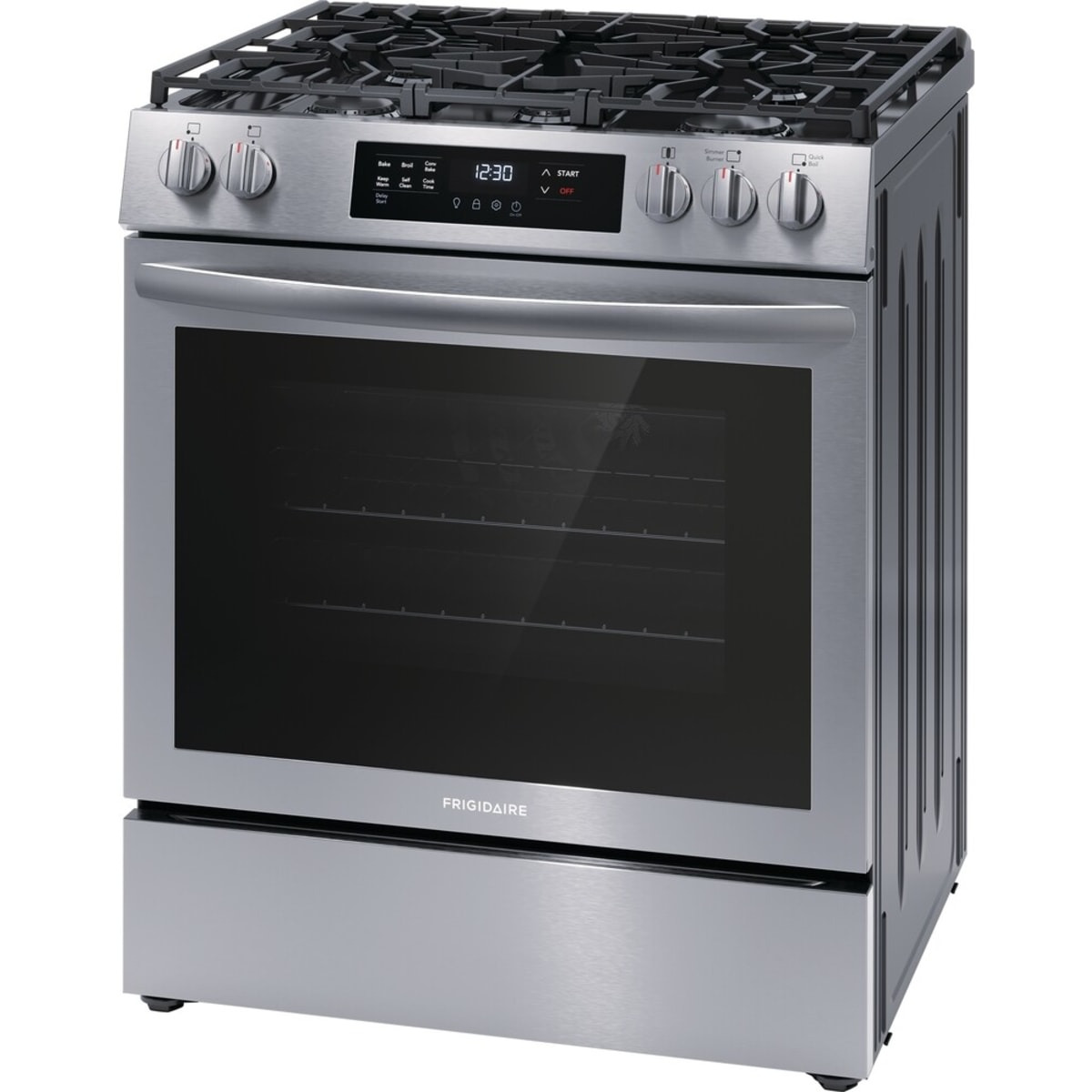 Frigidaire 30 in. Freestanding Gas Range with 5 Sealed Burners, 5.1 cu. ft. Oven Capacity