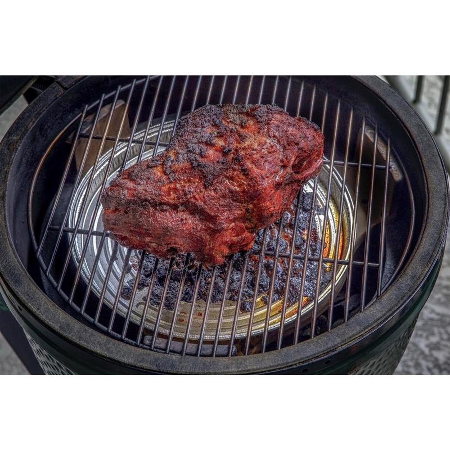 Big green egg drip pan top