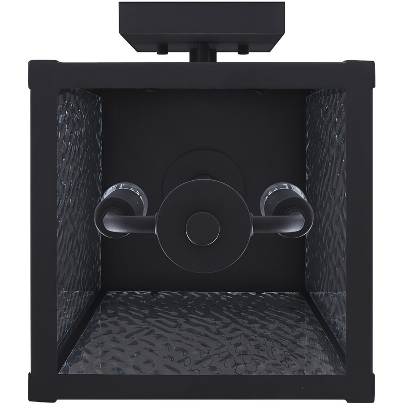 Canarm Shana 2 Light 22 in. Black Outdoor Wall Lantern