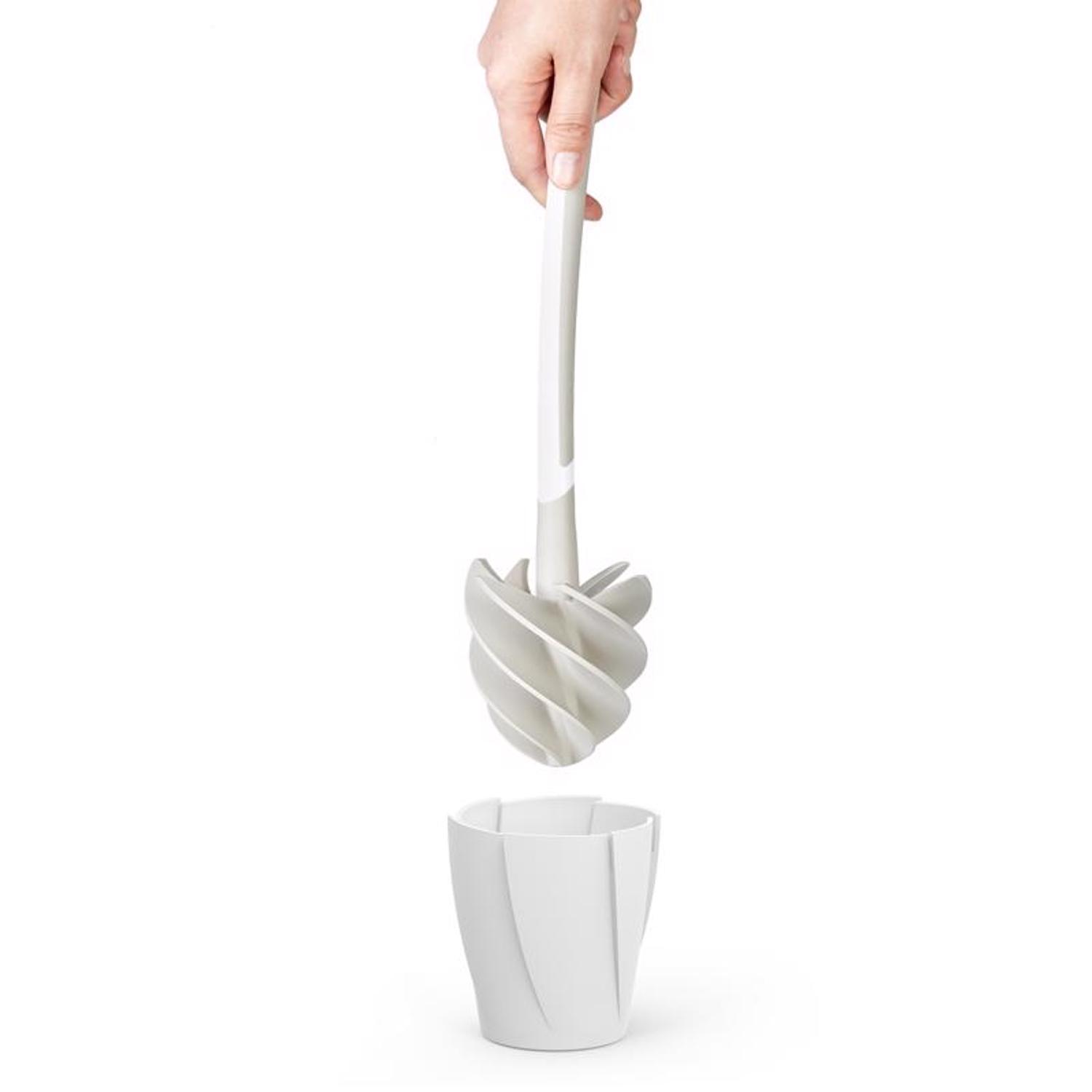 Better Living Looeez Toilet Bowl Brush & Holder White