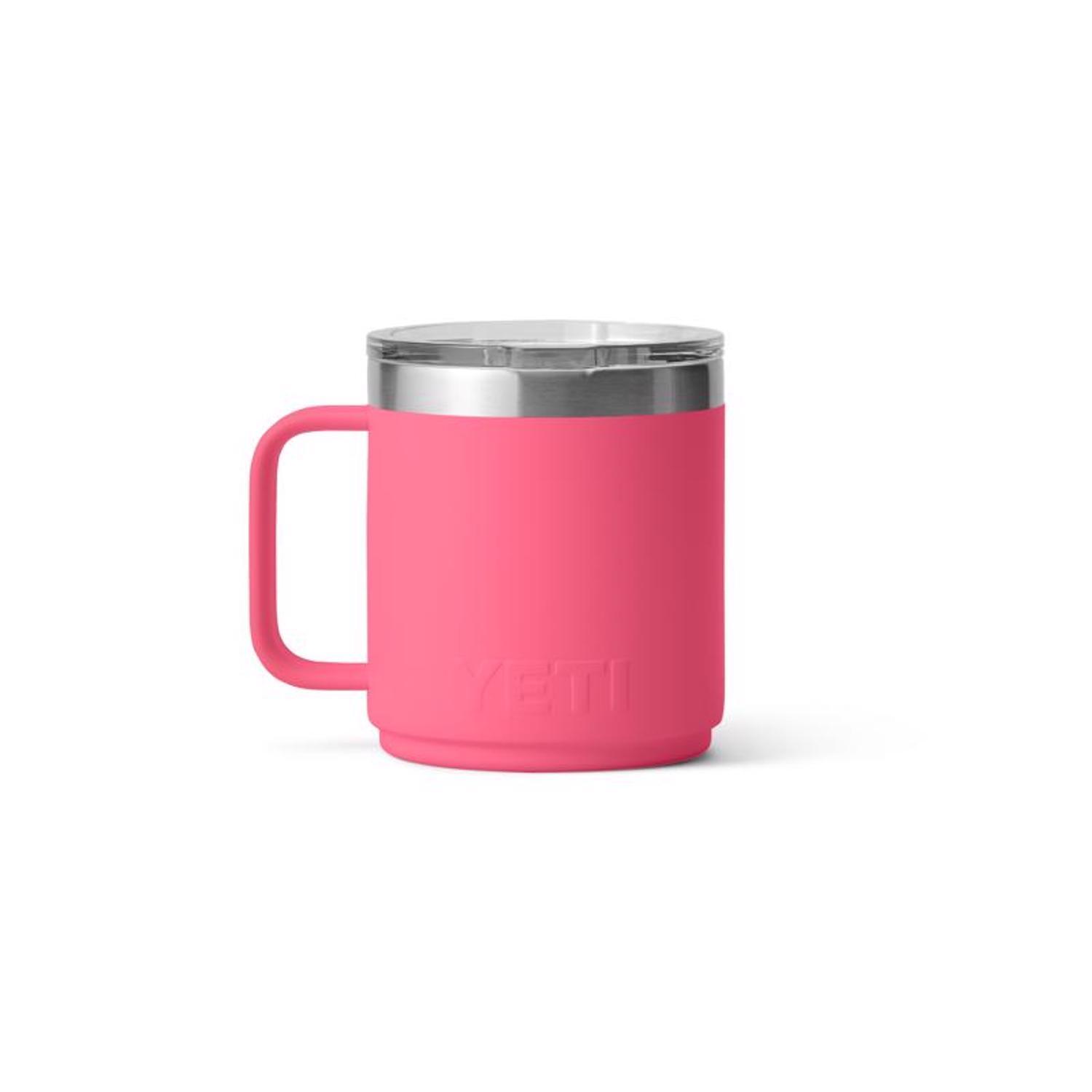 YETI Rambler 10 oz Tropical Pink BPA Free Mug with MagSlider Lid