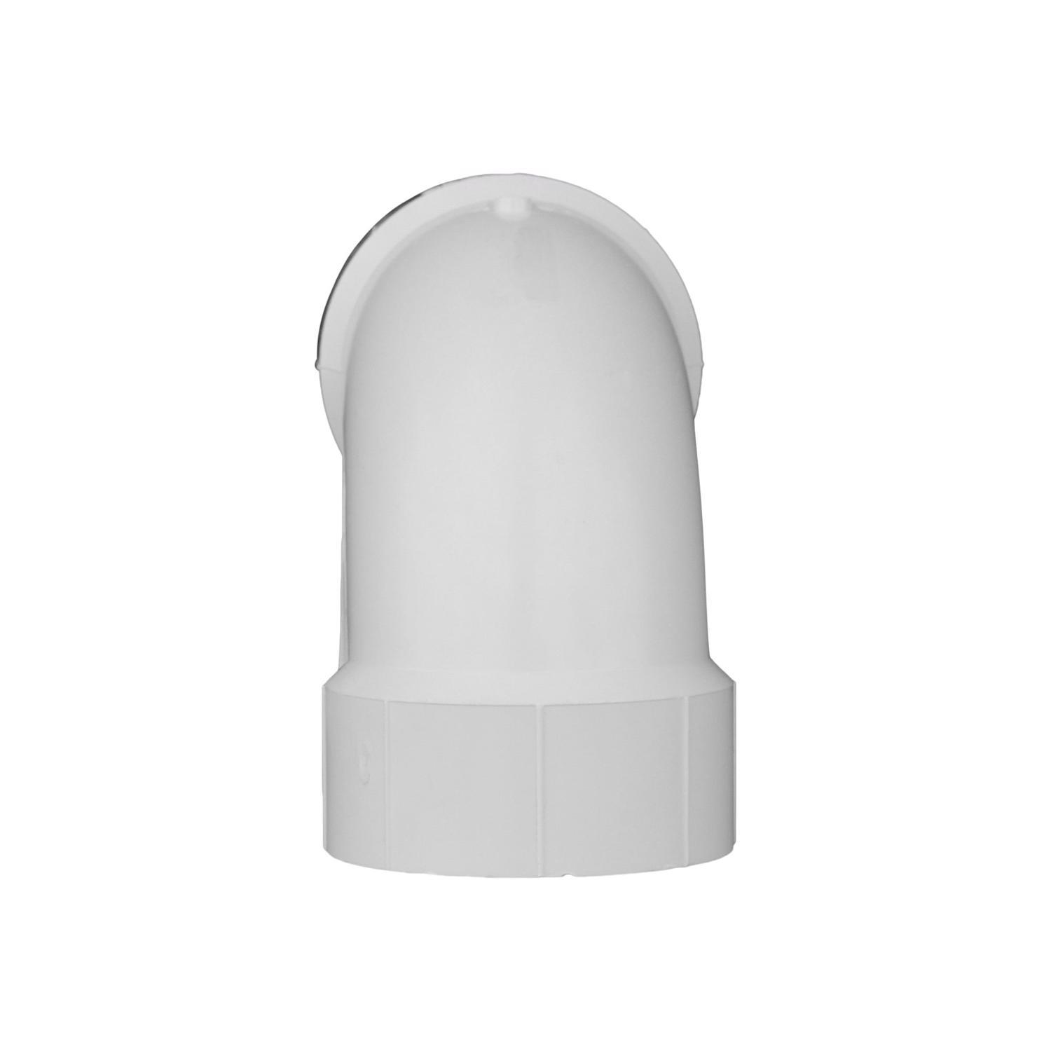 Charlotte Pipe Schedule 40 3 in. Hub X 3 in. D Hub PVC Elbow 1 pk