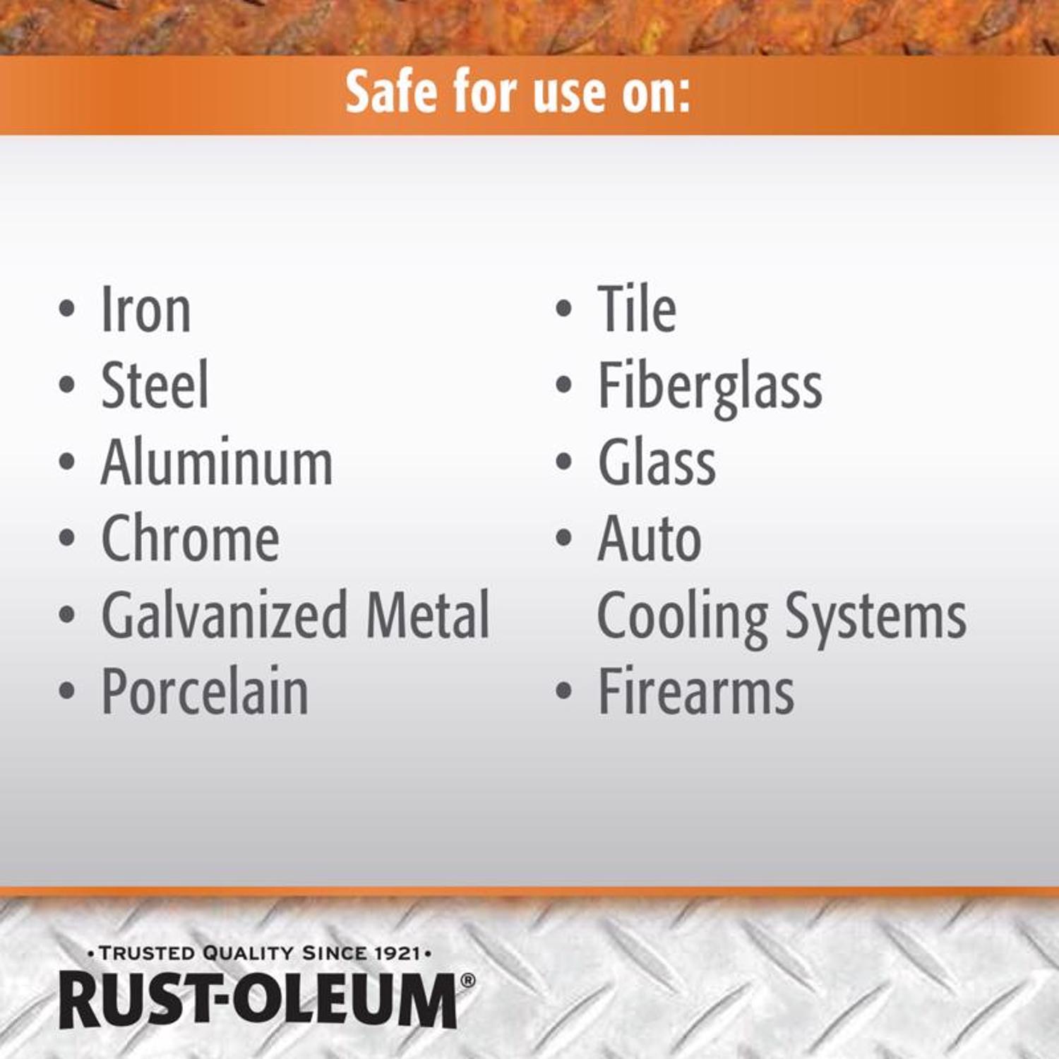 Rust-Oleum Stops Rust Indoor and Outdoor Flat Black Rust Reformer 10.25 oz
