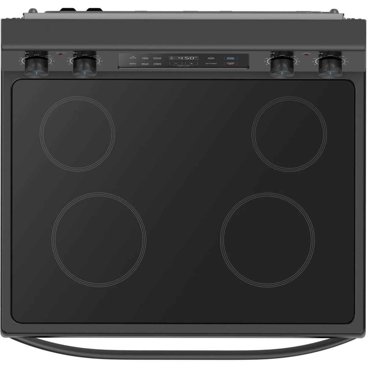 Midea 30 in. Black Freestanding Electric Range with 4 Radiant Elements 6.3 cu. ft.