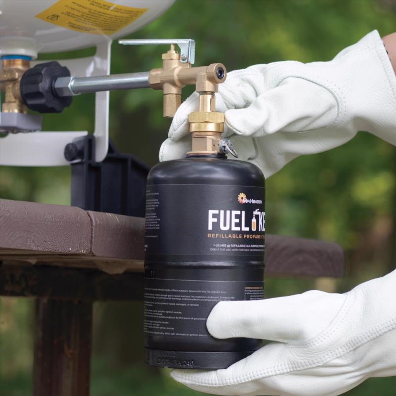 Mr. Heater Fuel Keg Brass/Steel Refill Propane Cylinder Kit