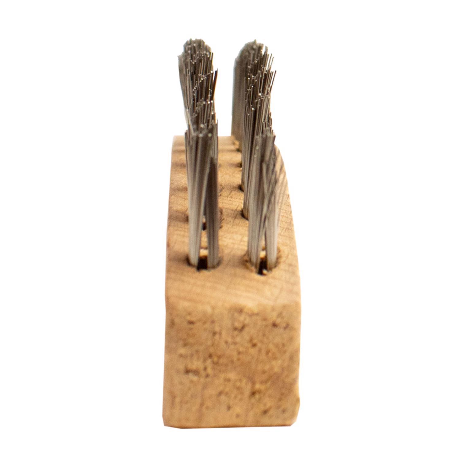 Forney 8-5/8 in. L X .15 in. W Scratch Brush Wood 1 pc
