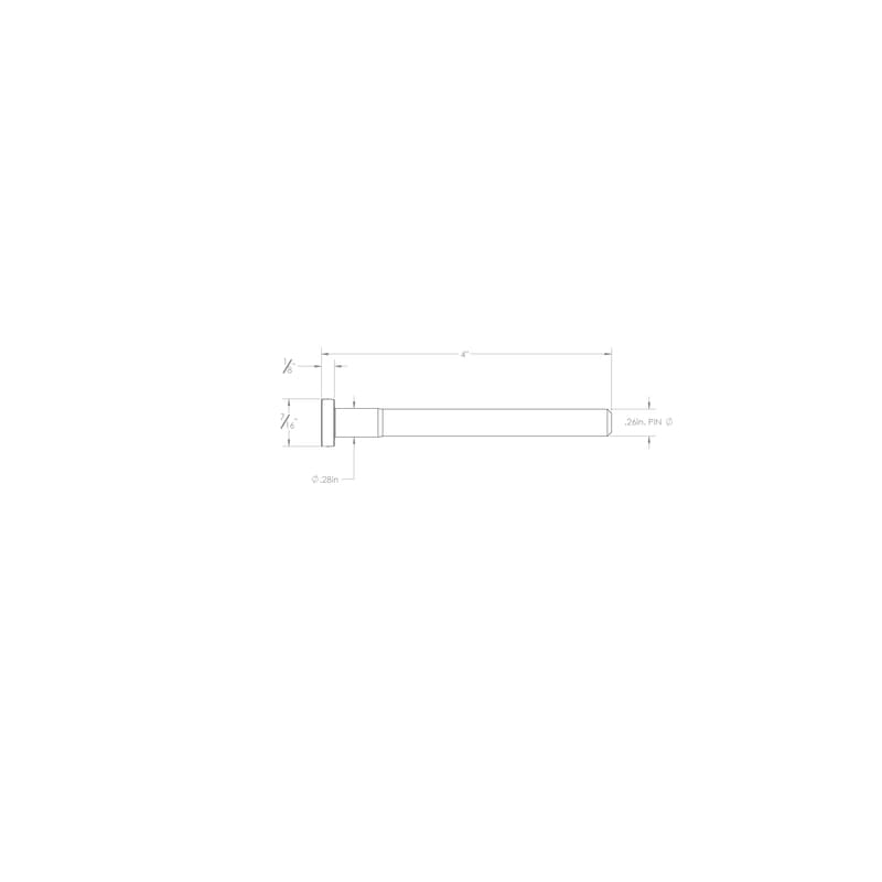 Ace 4 in. L Satin Brass Hinge Pin 3 pk