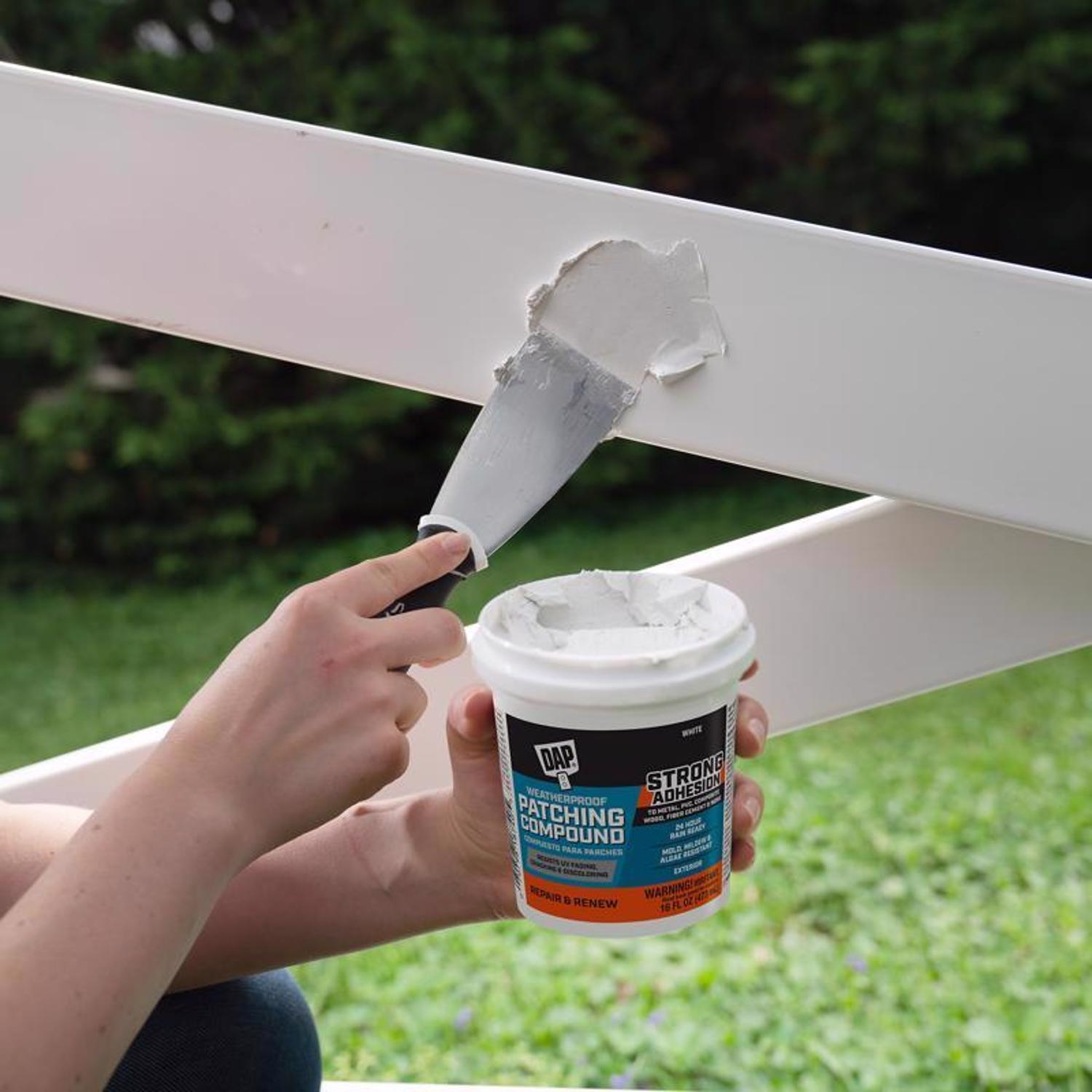 DAP Patching Compound Ready to Use White Exterior Filler 16 oz