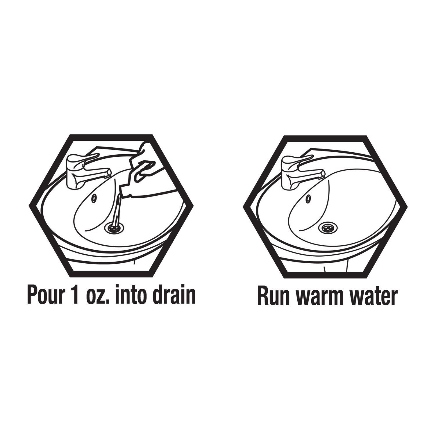 Zep Drain Defense Liquid Build-Up Remover 64 oz