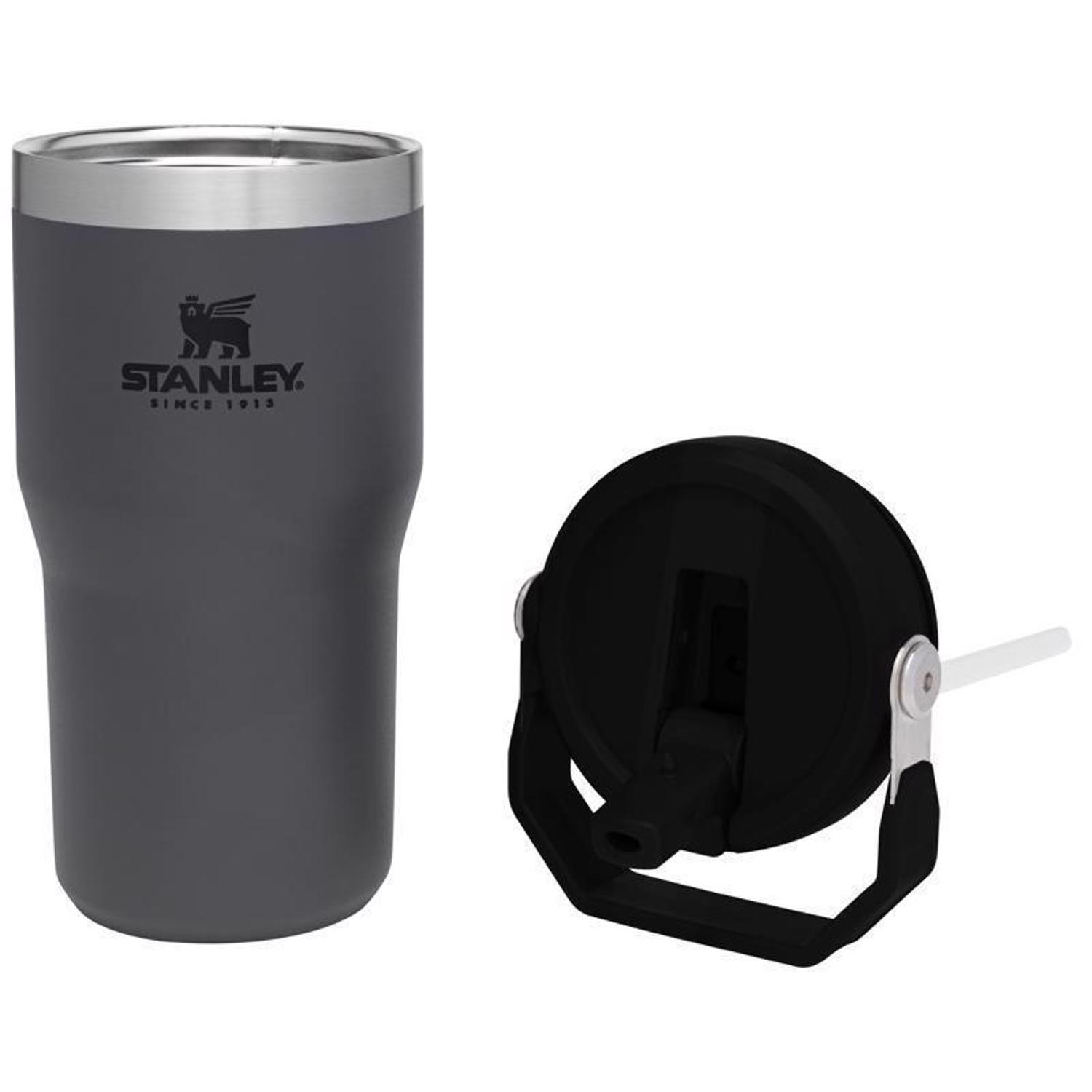 Stanley The IceFlow 20 oz Charcoal BPA Free Double-wall vacuum insulation Insulated Straw Tumbler
