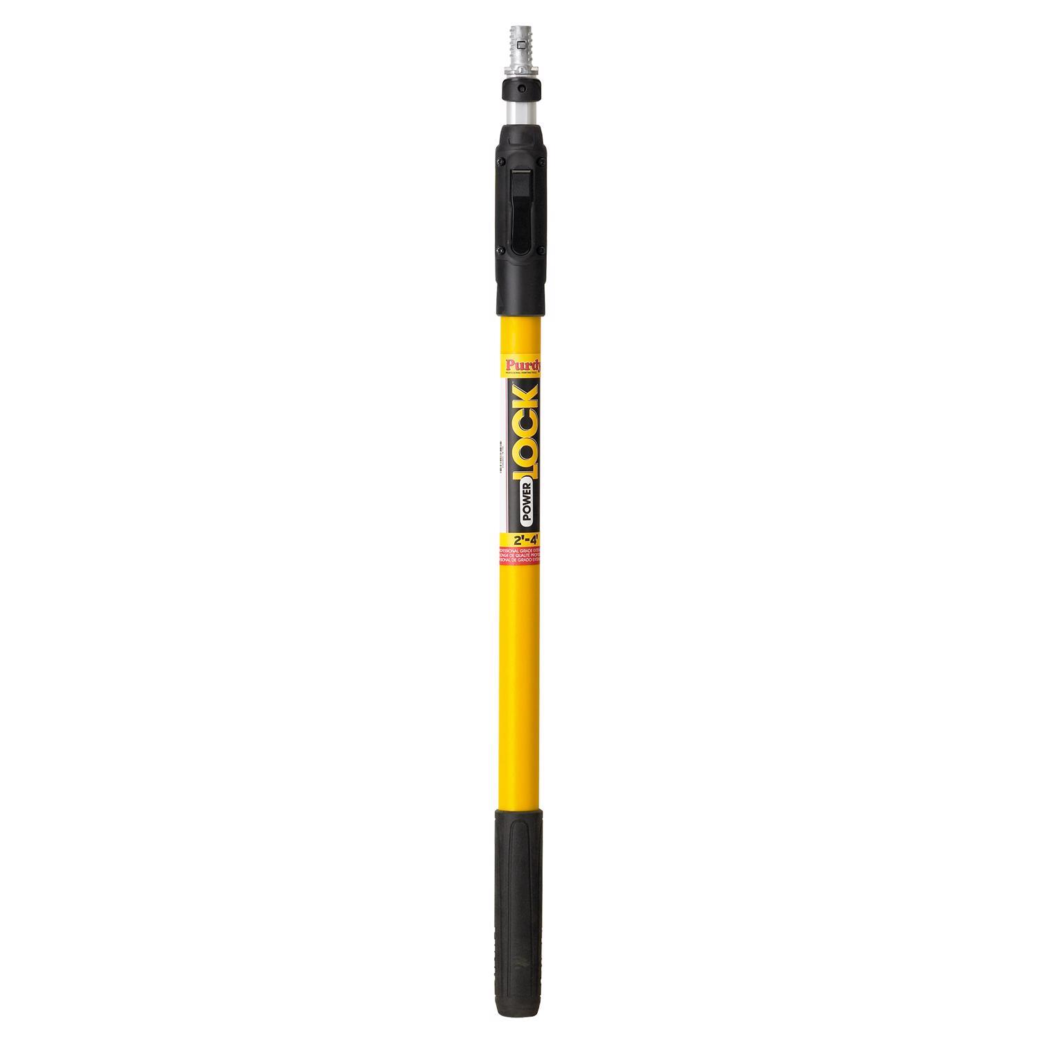 Purdy POWER LOCK Telescoping 2-4 ft. L X 1 in. D Fiberglass Extension Pole