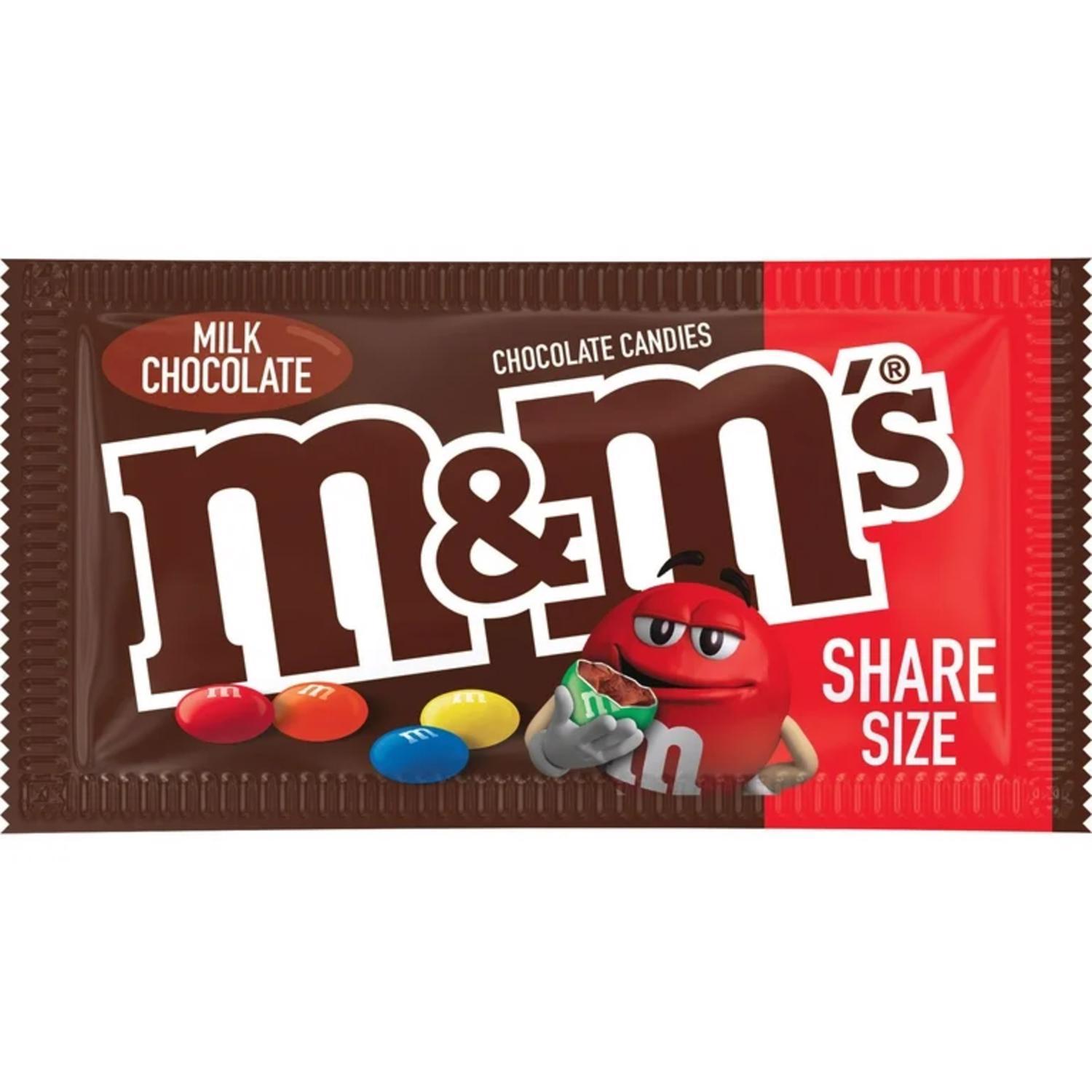 M&M's Milk Chocolate Chocolate Candies 3.14 oz
