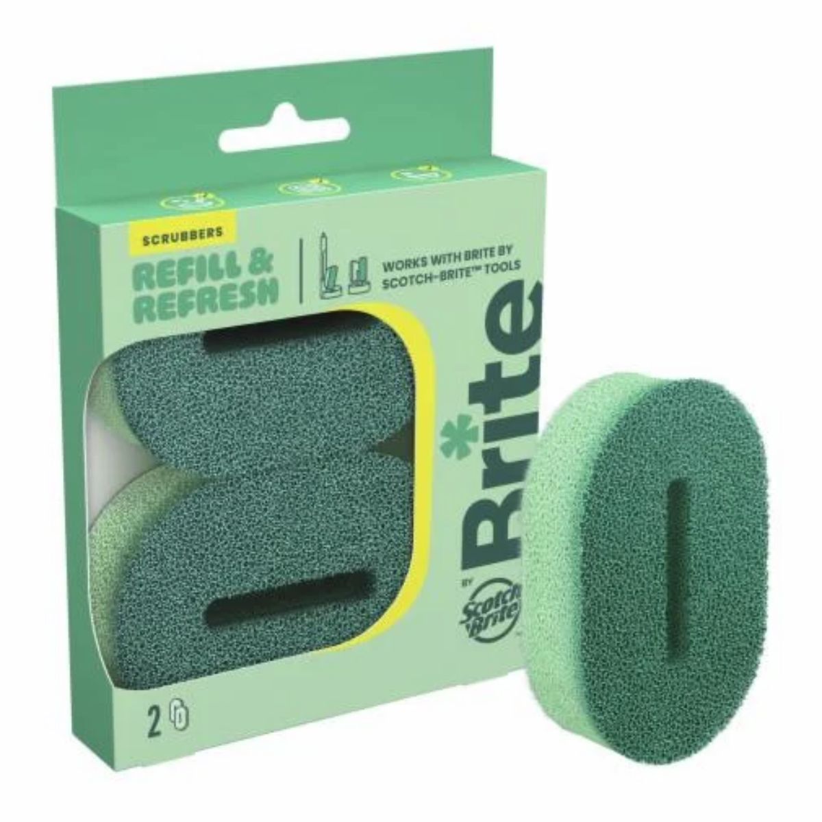 Scotch-Brite Refill Scrubbers 2 pack