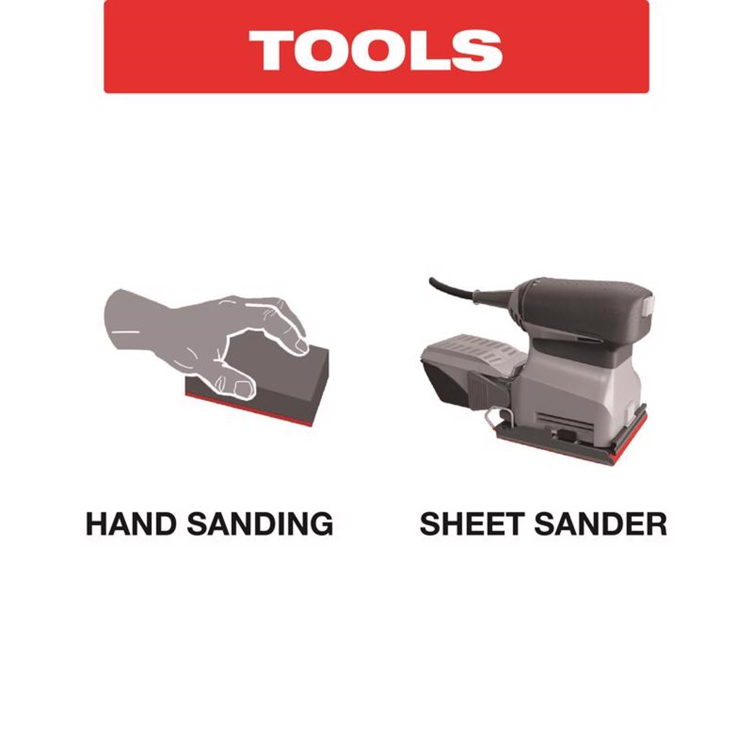 Diablo SandNet 11 in. L X 9 in. W 150 Grit Ceramic Sanding Sheet 5 pk