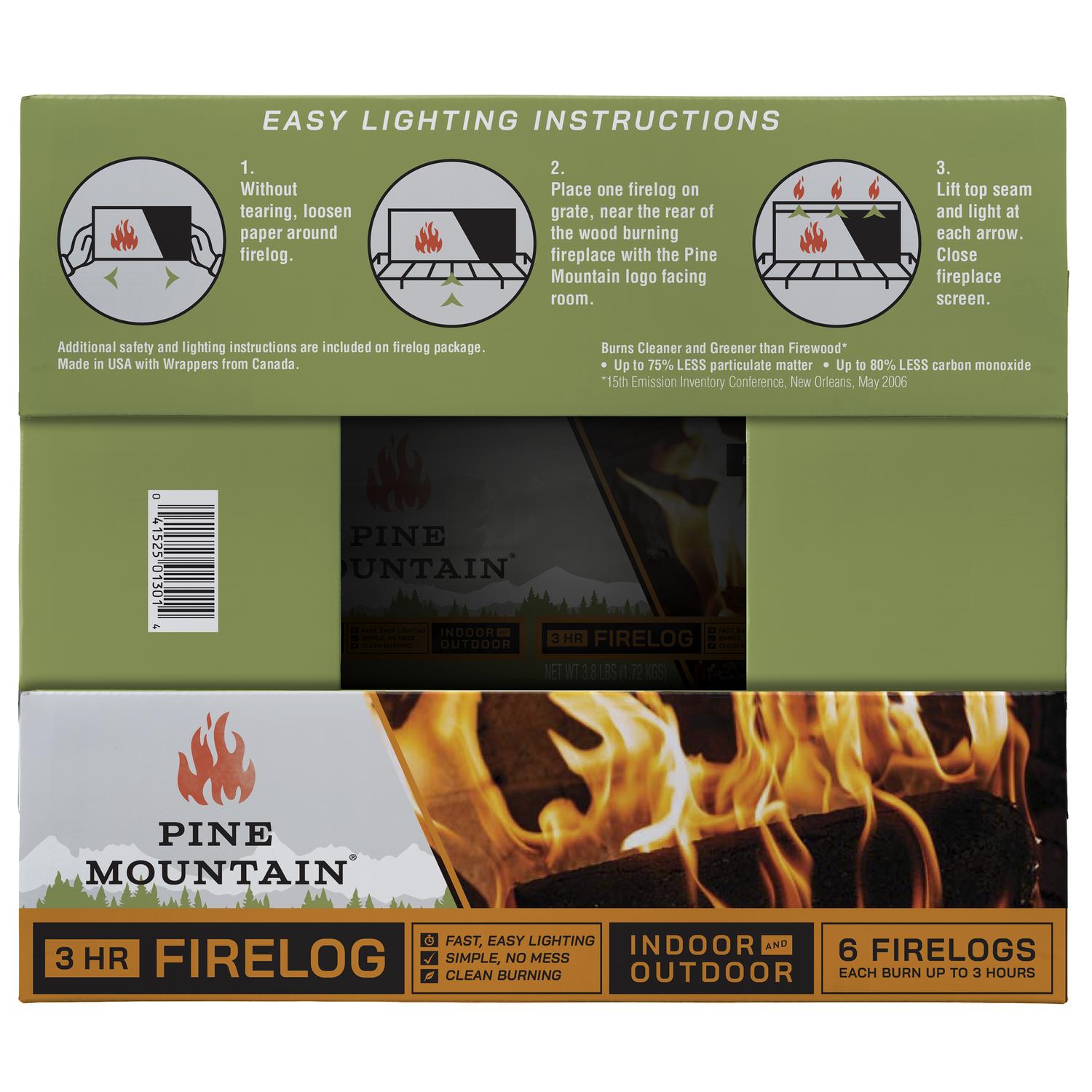 Pine Mountain 3 hr. Fire Log