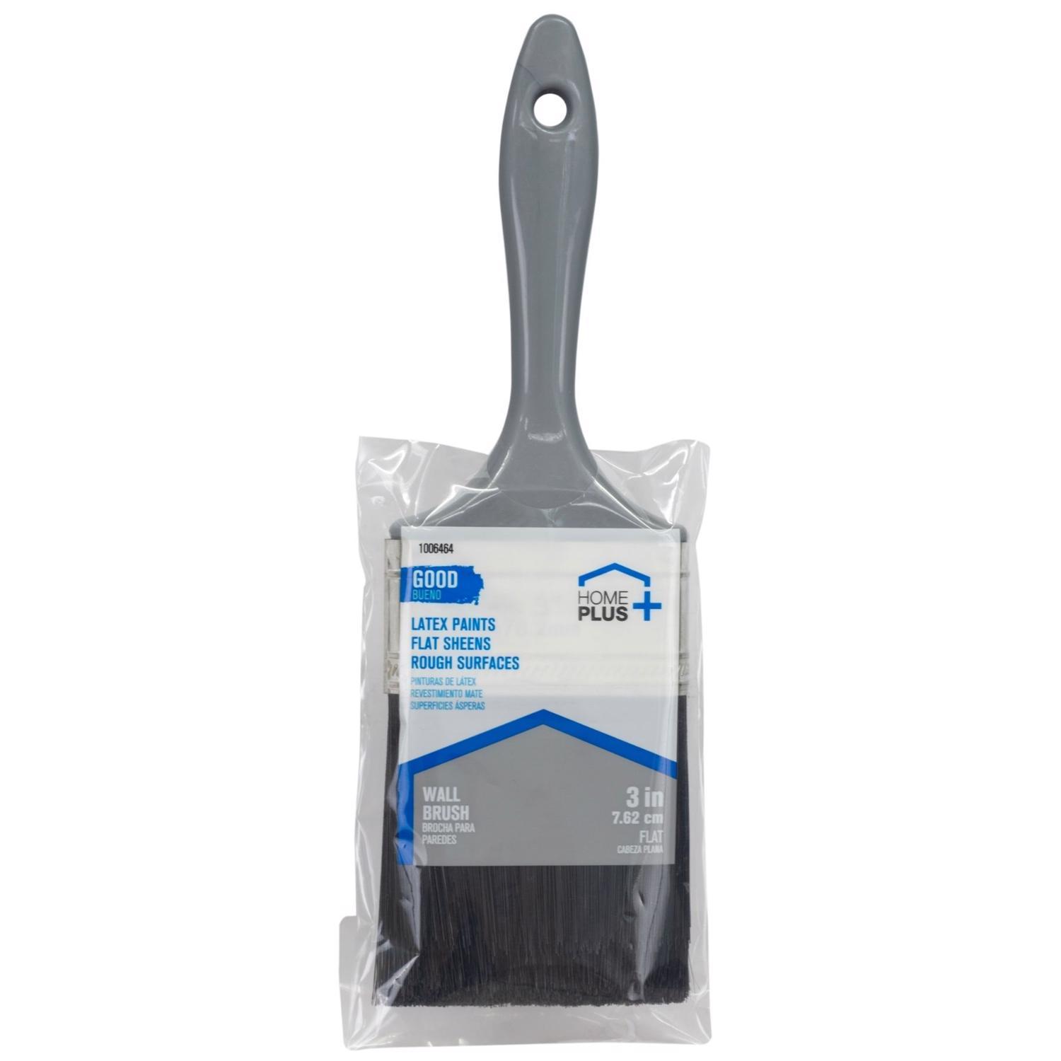 Home Plus Good 3 in. Flat Paint Brush