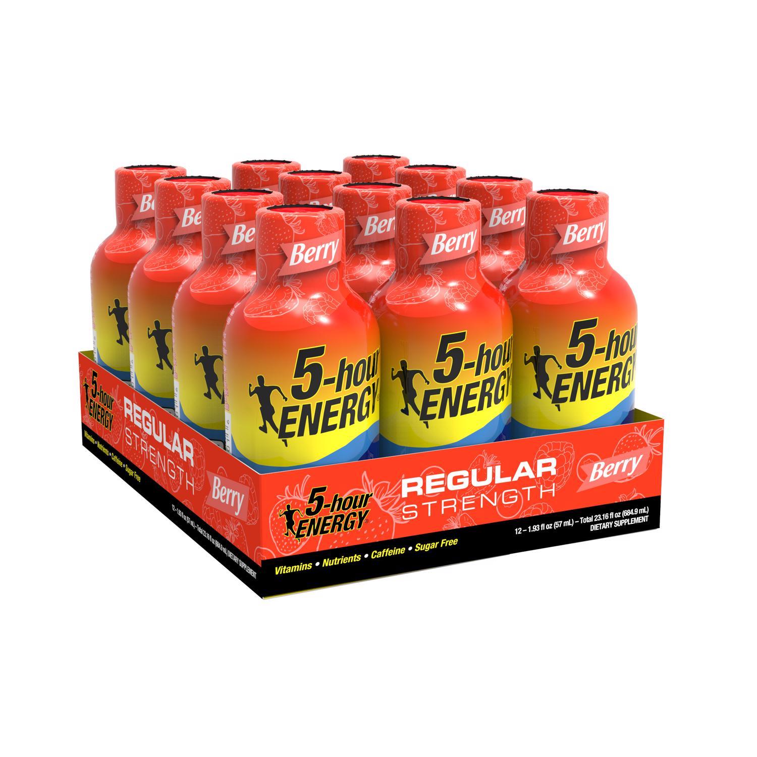 5-hour Energy RegularStrength Sugar Free Berry Energy Shot 1.93 oz