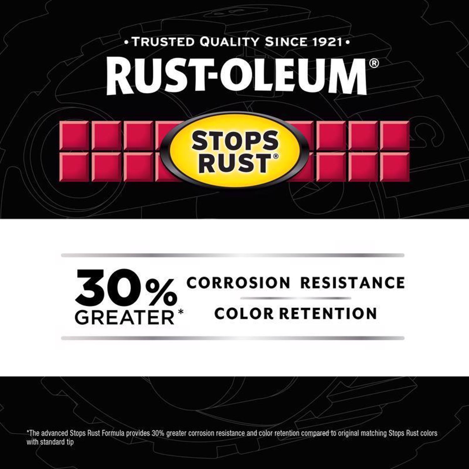 Rust-Oleum Stops Rust Custom Spray 5-in-1 Flat Brown Spray Paint 12 oz