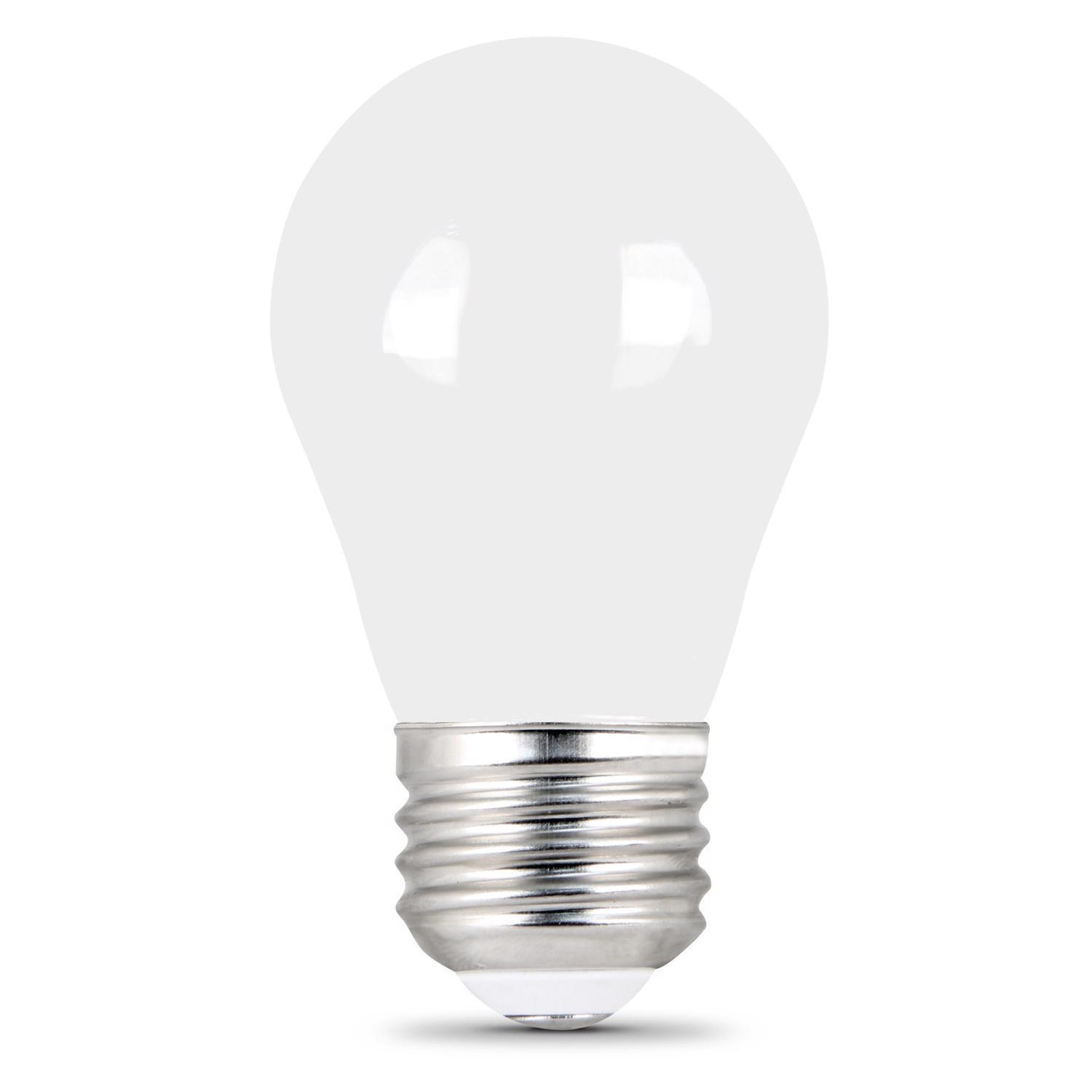 Feit A15 E26 (Medium) Filament LED Bulb Soft White 40 Watt Equivalence 2 pk