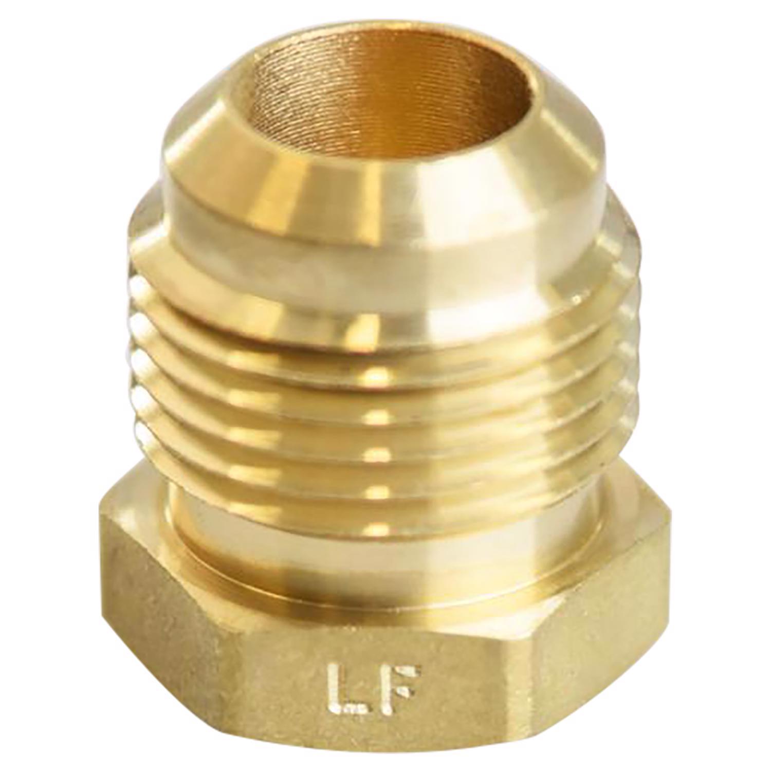 ATC 5/8 in. Flare Brass Hex Plug